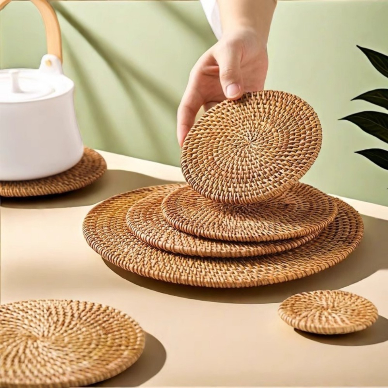 1Pc Pure Handmade Rattan Coast - огляд і ціна Kitchen Gadgets Set