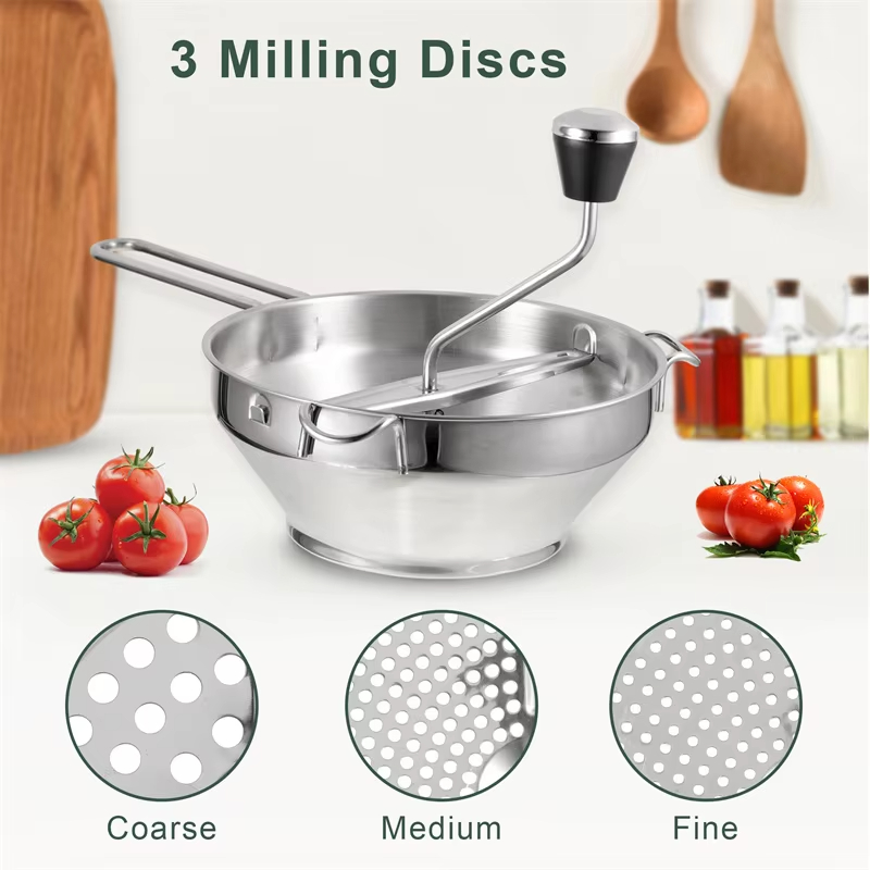 Vegetable Mill Stainless Steel - огляд і ціна Potato Masher Ricer