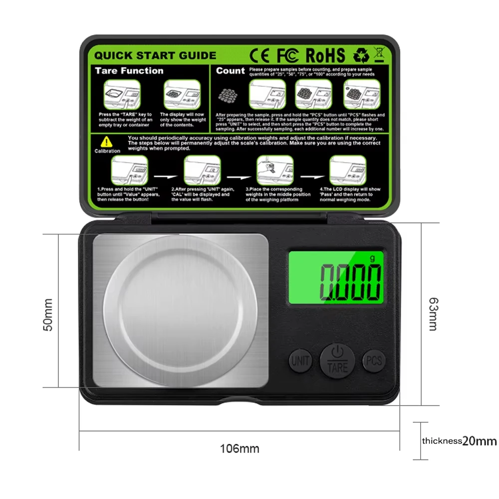 Mini Digital Scale Jewelry Mil - огляд і ціна Digital Kitchen Scale