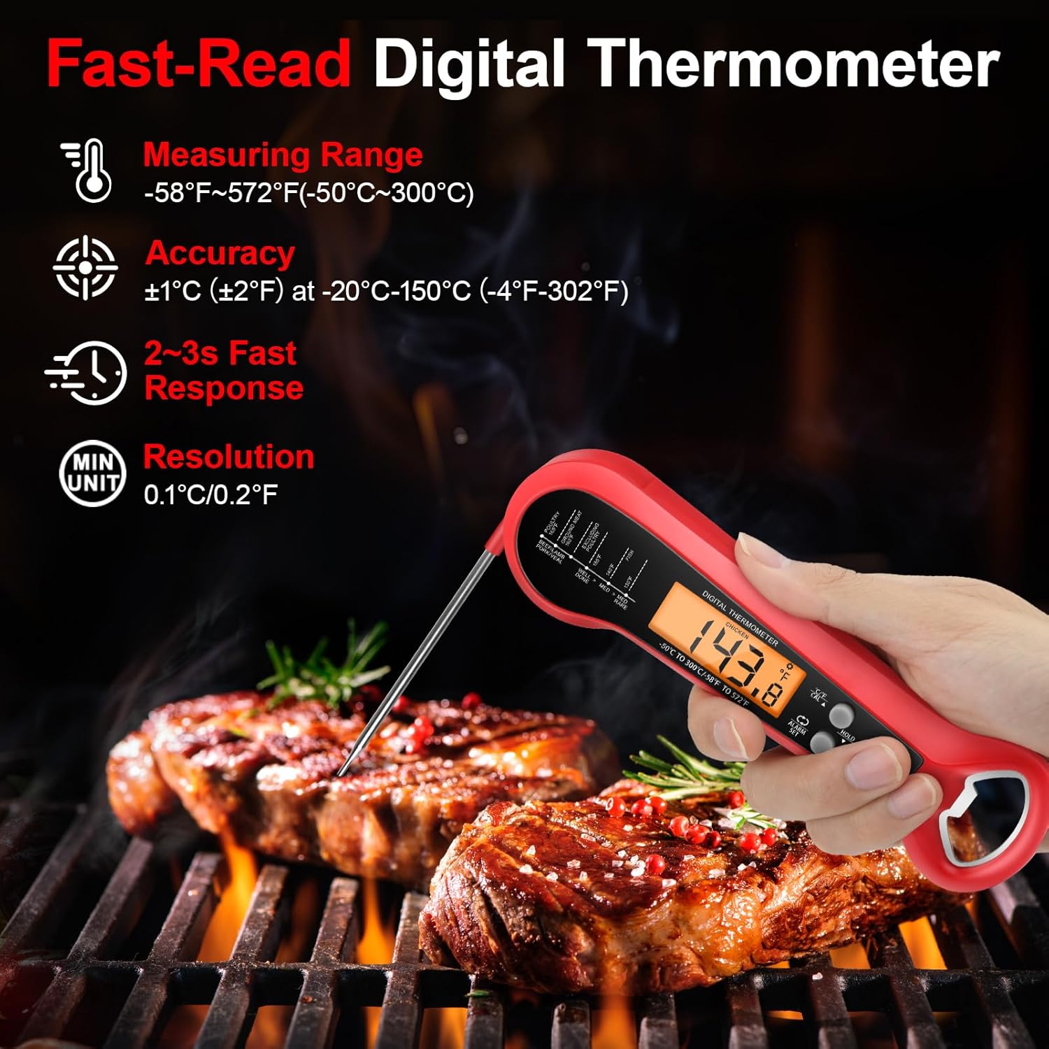 Long Cable Professional Meat T - огляд і ціна Kitchen Gadgets For Arthritic Hands