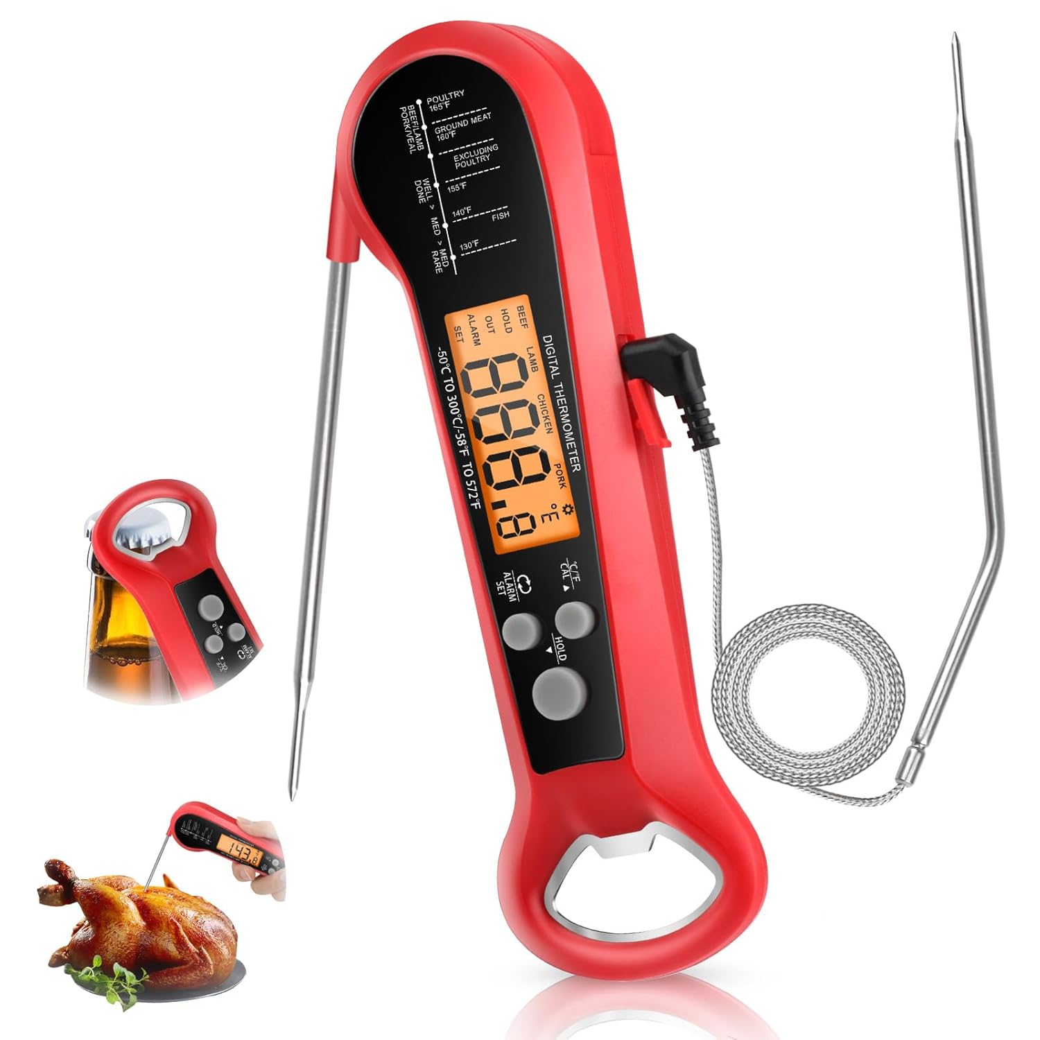 Long Cable Professional Meat T - огляд і ціна Kitchen Gadgets For Arthritic Hands