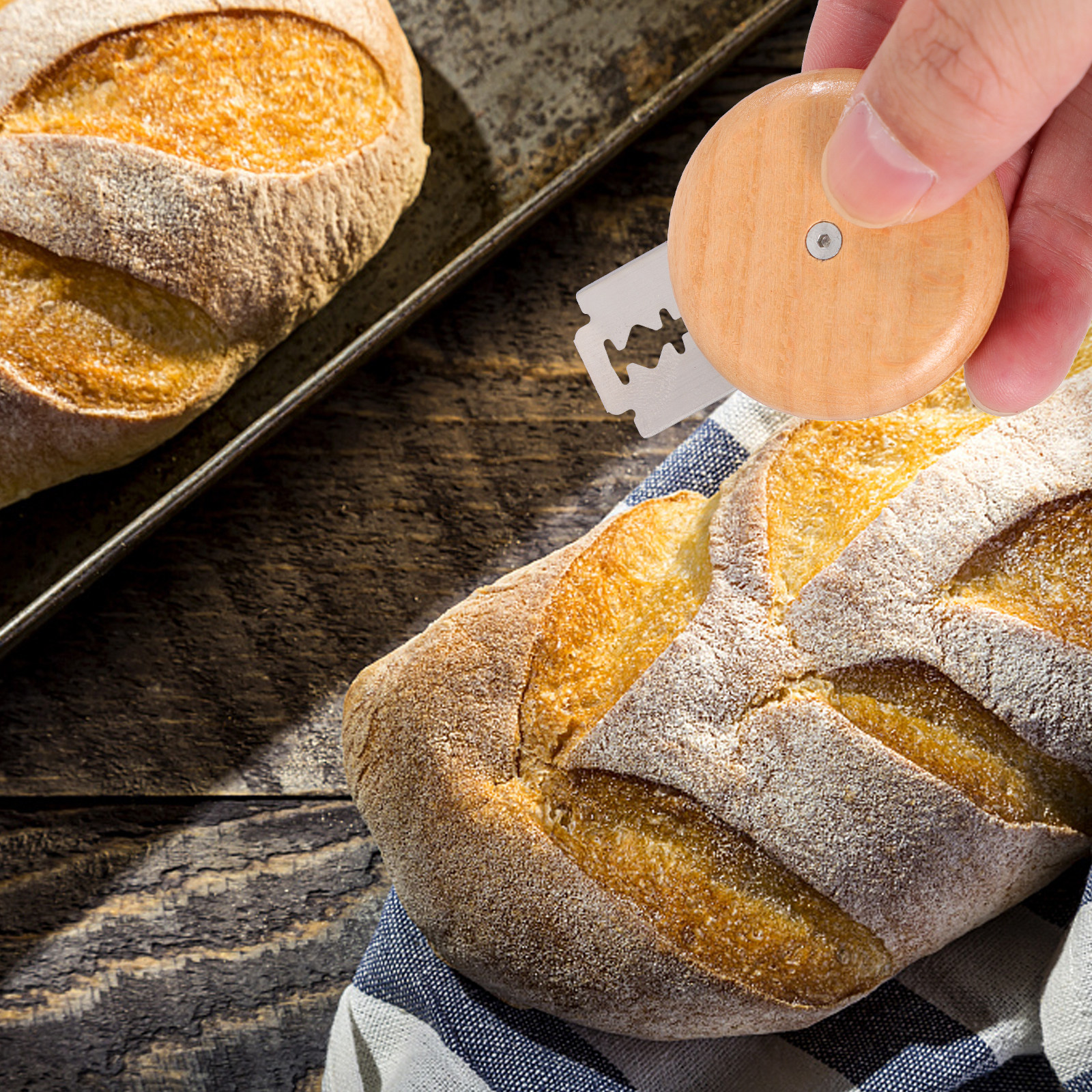 Bread Knife Set Wood Slicer St - огляд і ціна Kitchen Gadgets Set